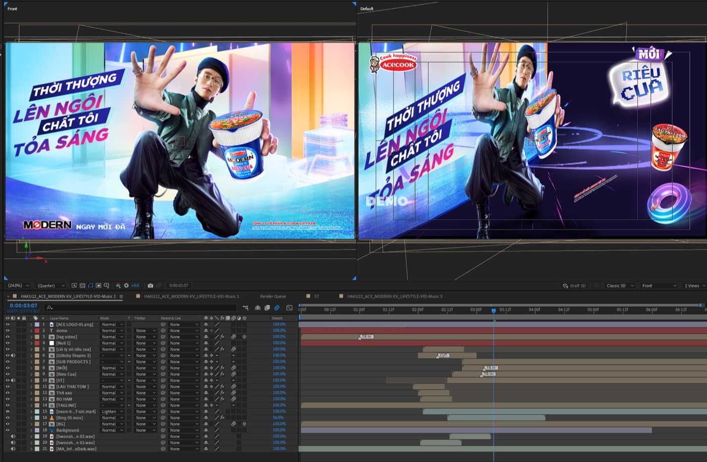 Real production work with Hi